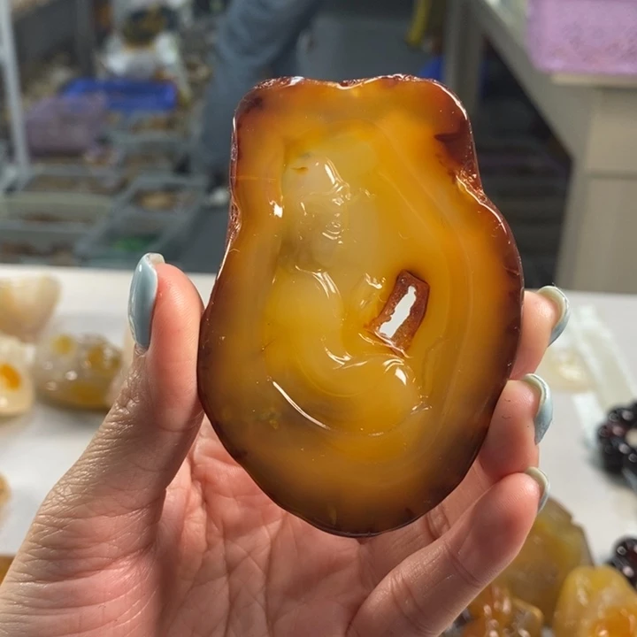 玛瑙/玉髓吊坠(不含链)未镶嵌