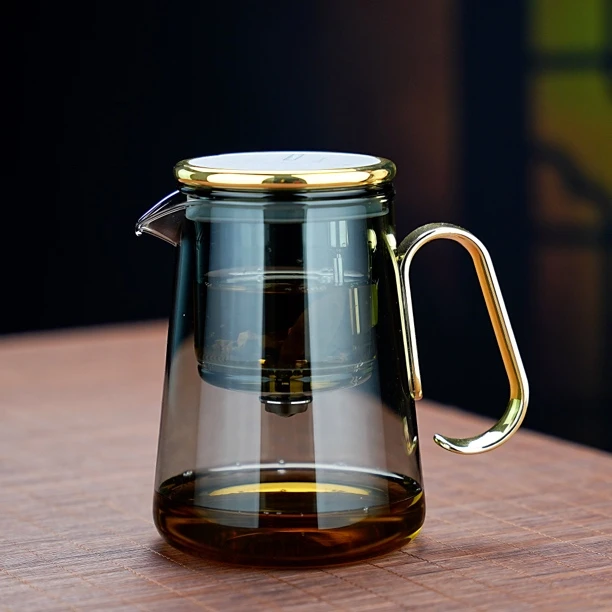 邦田高端泡茶壶茶水分离飘逸杯全玻璃耐热过滤冲茶神器家用茶具