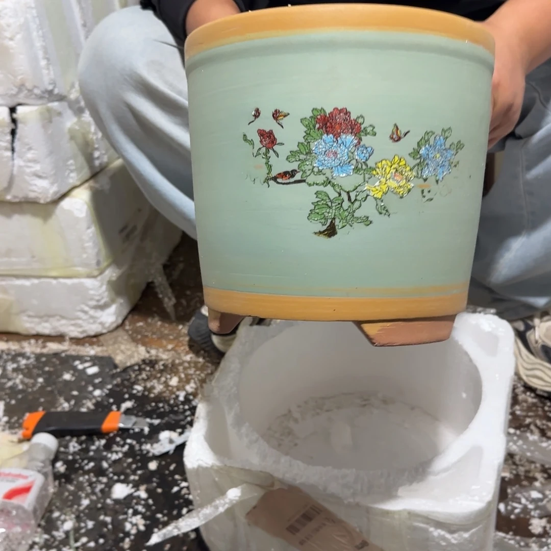 紫砂花盆瑕疵和瑕疵