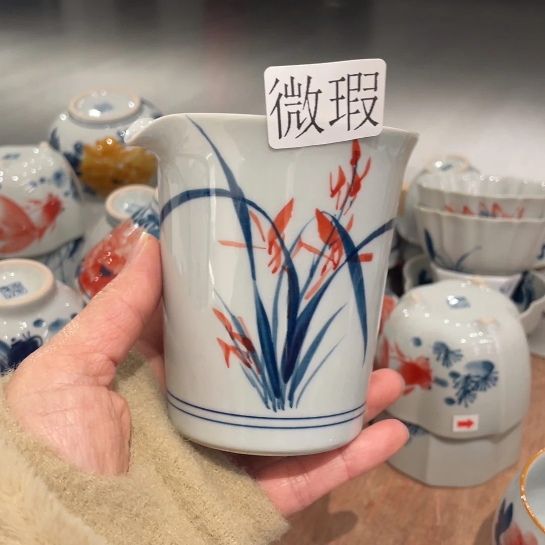 有瑕釉下彩纯手绘