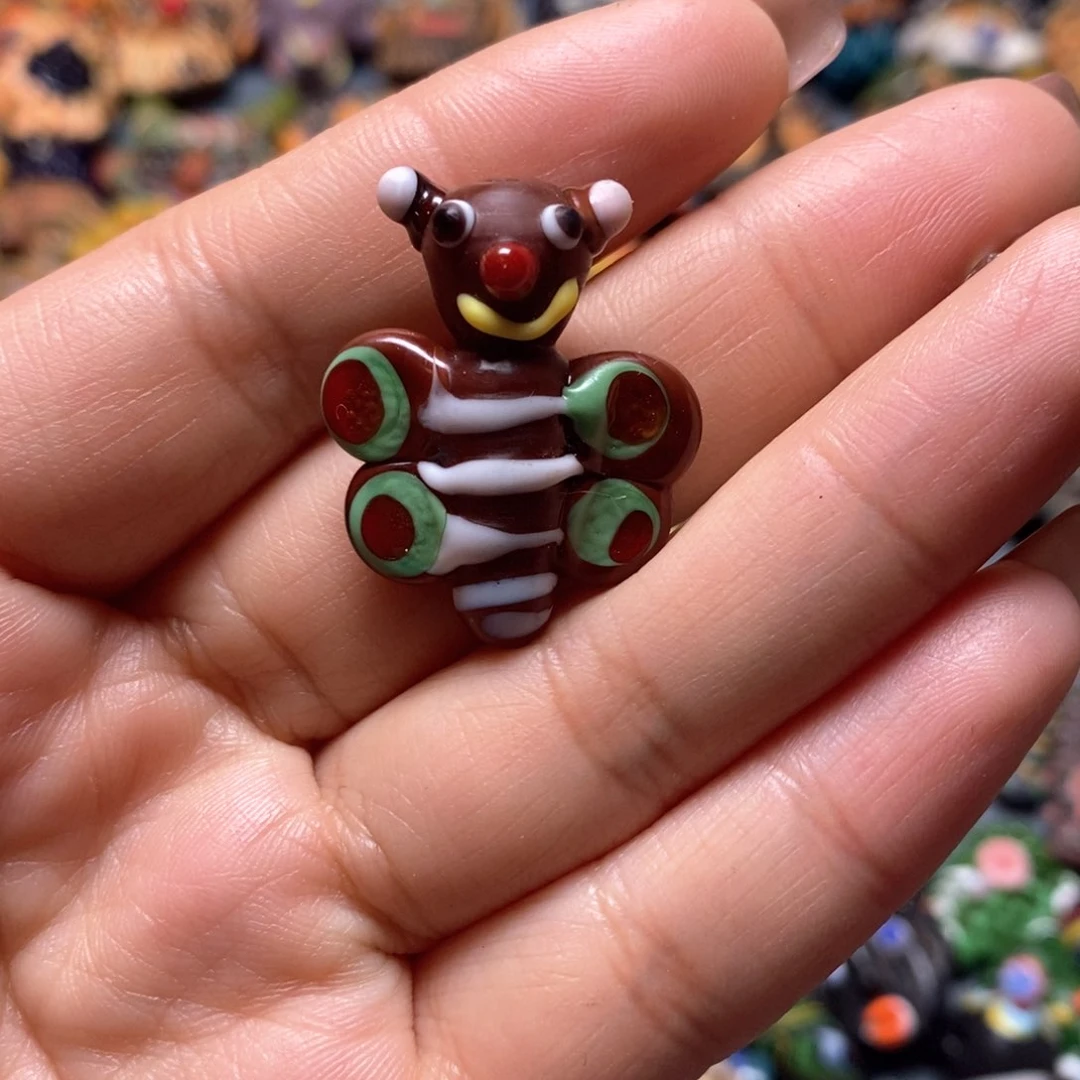 琉璃颈饰印度尼西亚蝴蝶