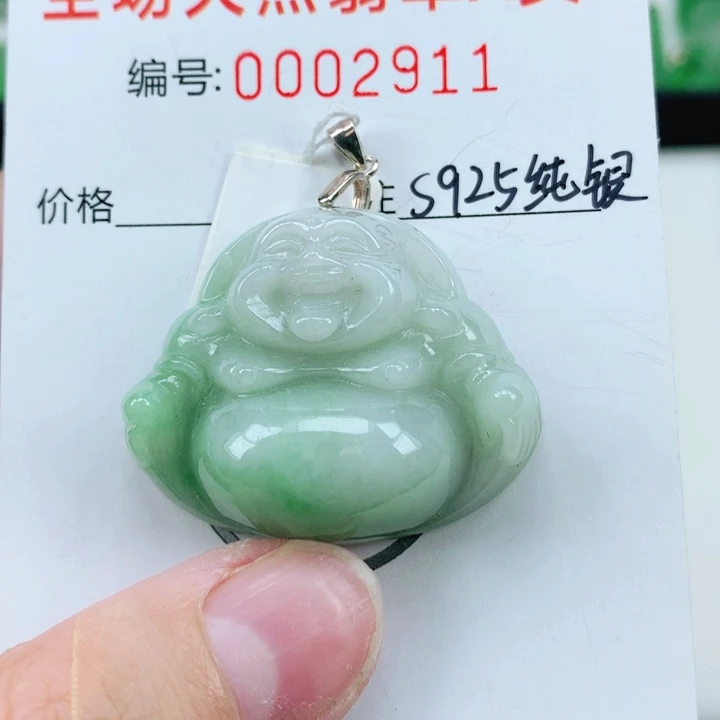 翡翠银S925镶嵌颈饰