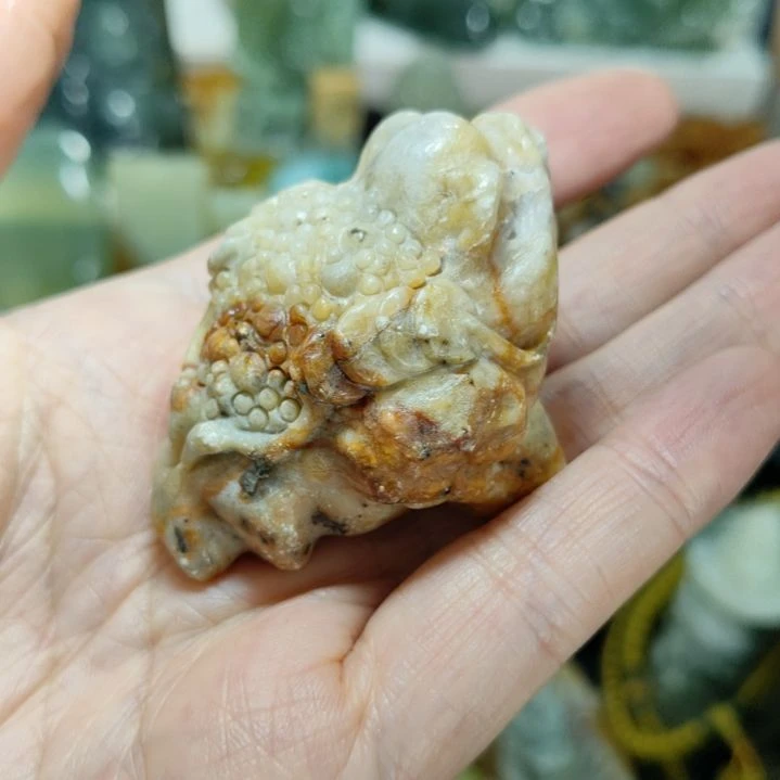 岫玉未镶嵌手把件