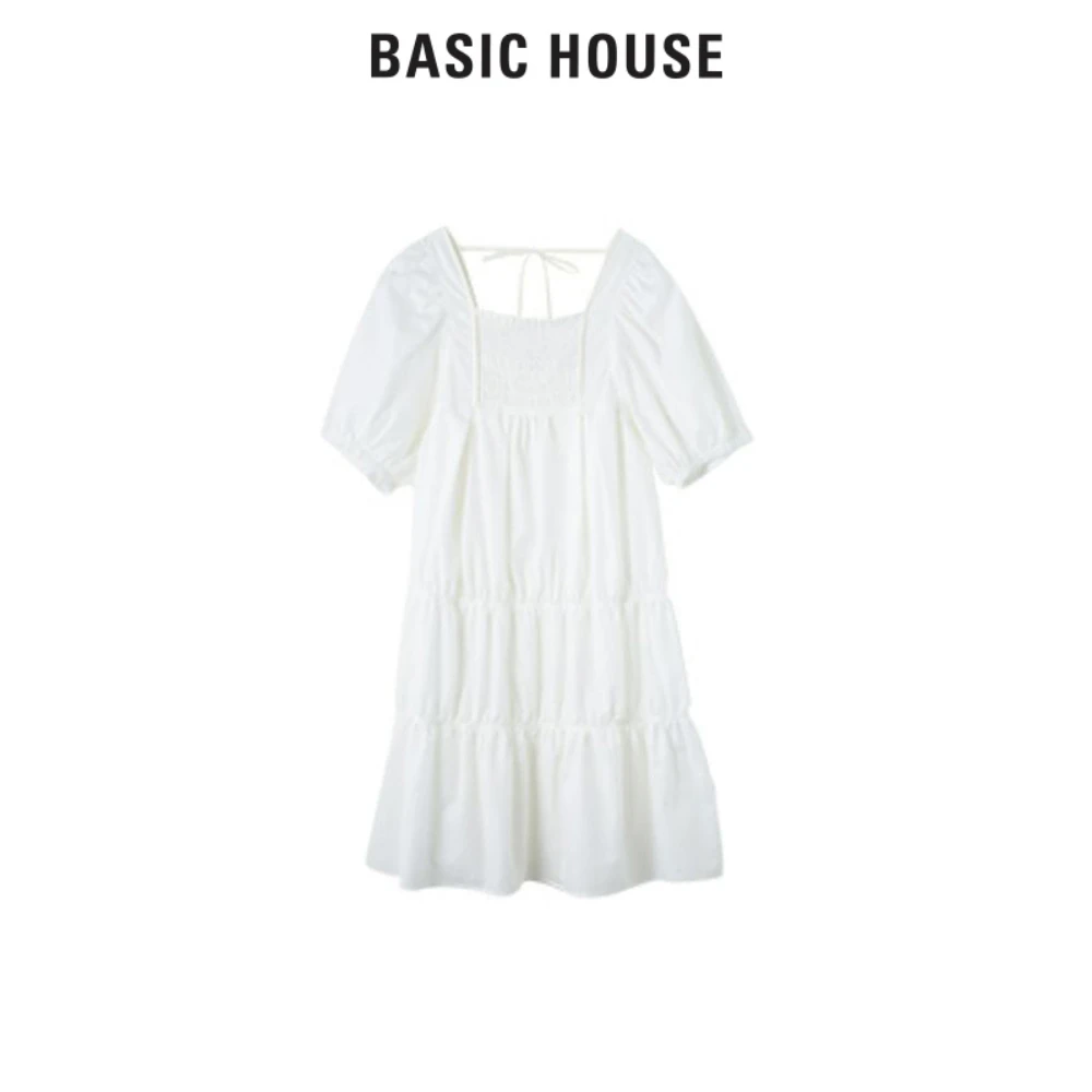 Basic House/百家好潮流时尚连衣裙 BJ2433-HVOP322GWH