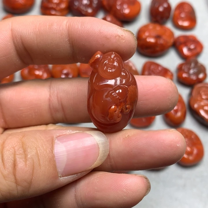 南红玛瑙吊坠(不含链)未镶嵌