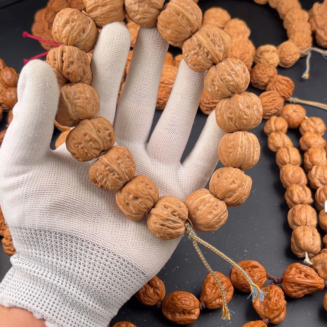 玉***石吊坠文玩核桃连体元宝