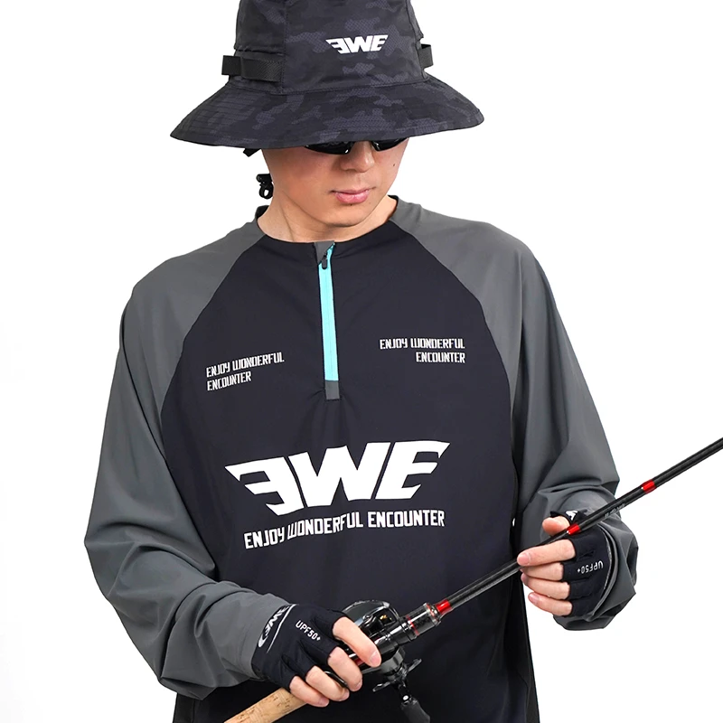 EWE25款防晒衣户外运动通勤穿搭透气轻薄速干长袖垂钓服运动服
