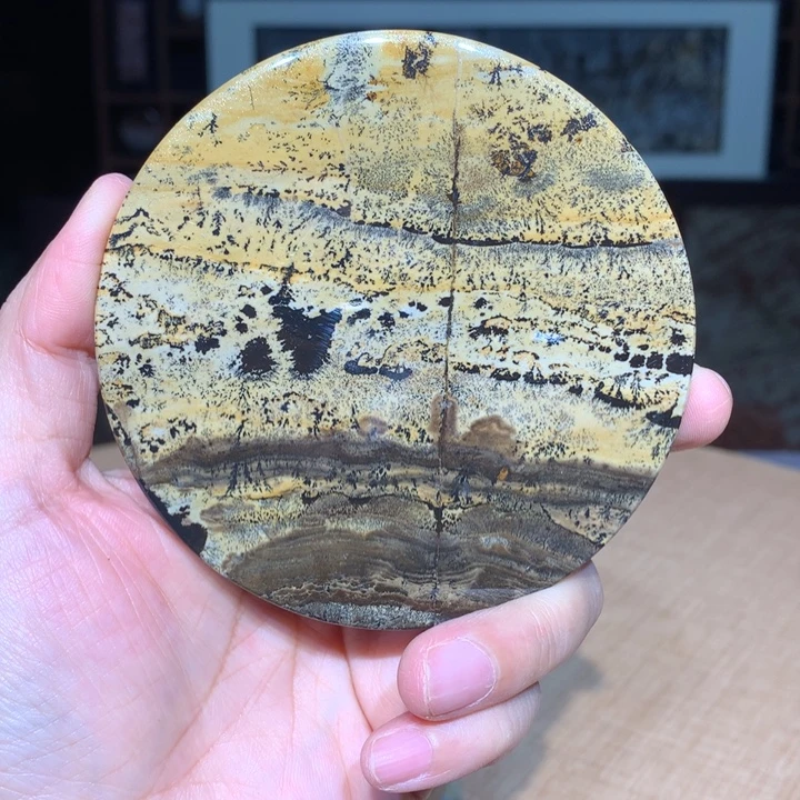 广西国画石摆件，观赏收藏