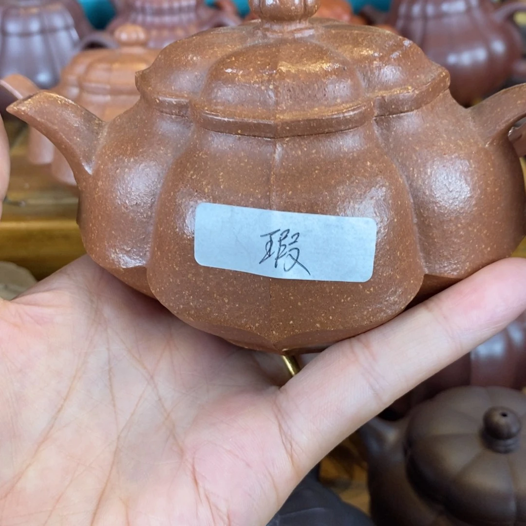 好***运茶壶紫砂原矿泥料手工壶直播间