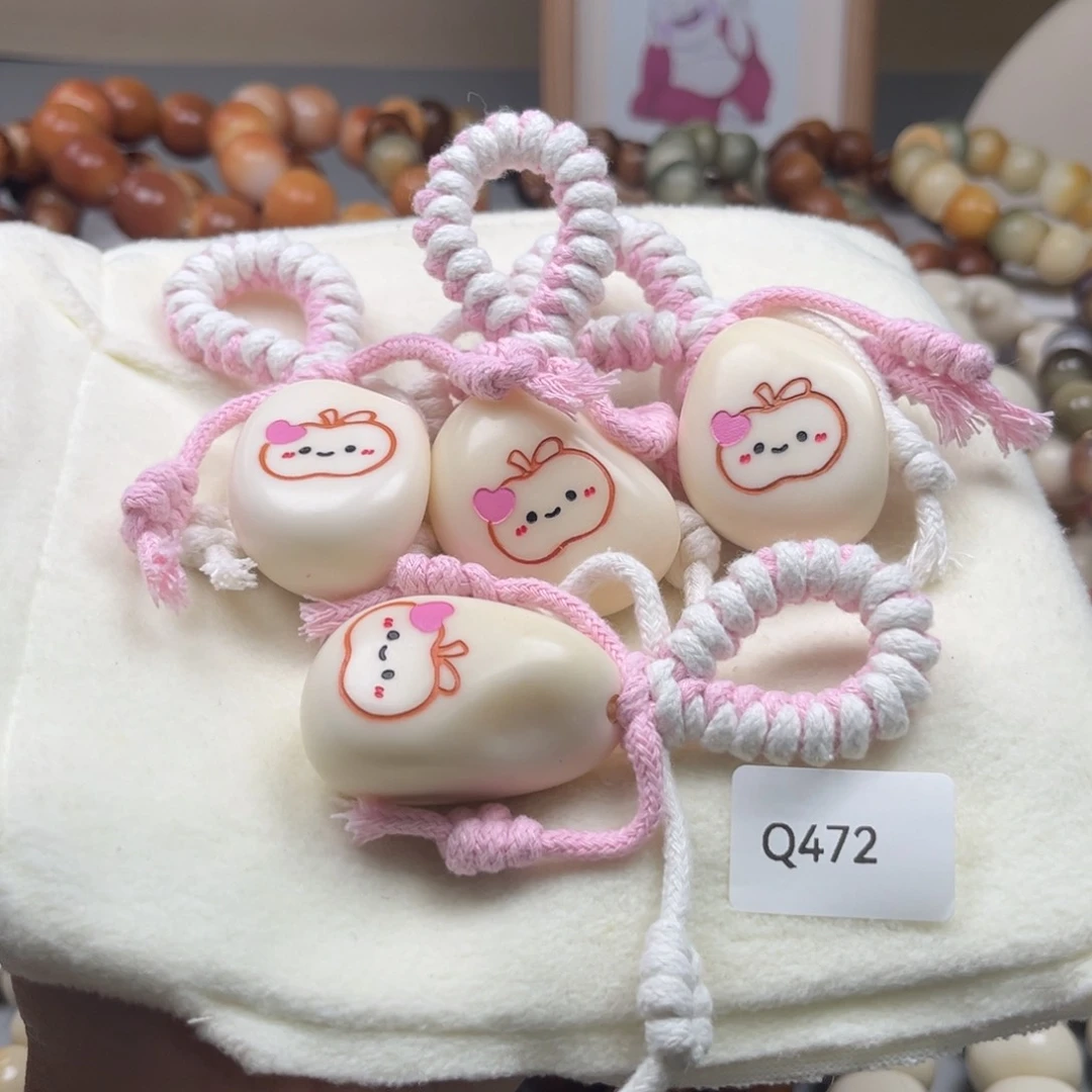 手串菩提根/象牙果Q572象牙果手把件40mm一串