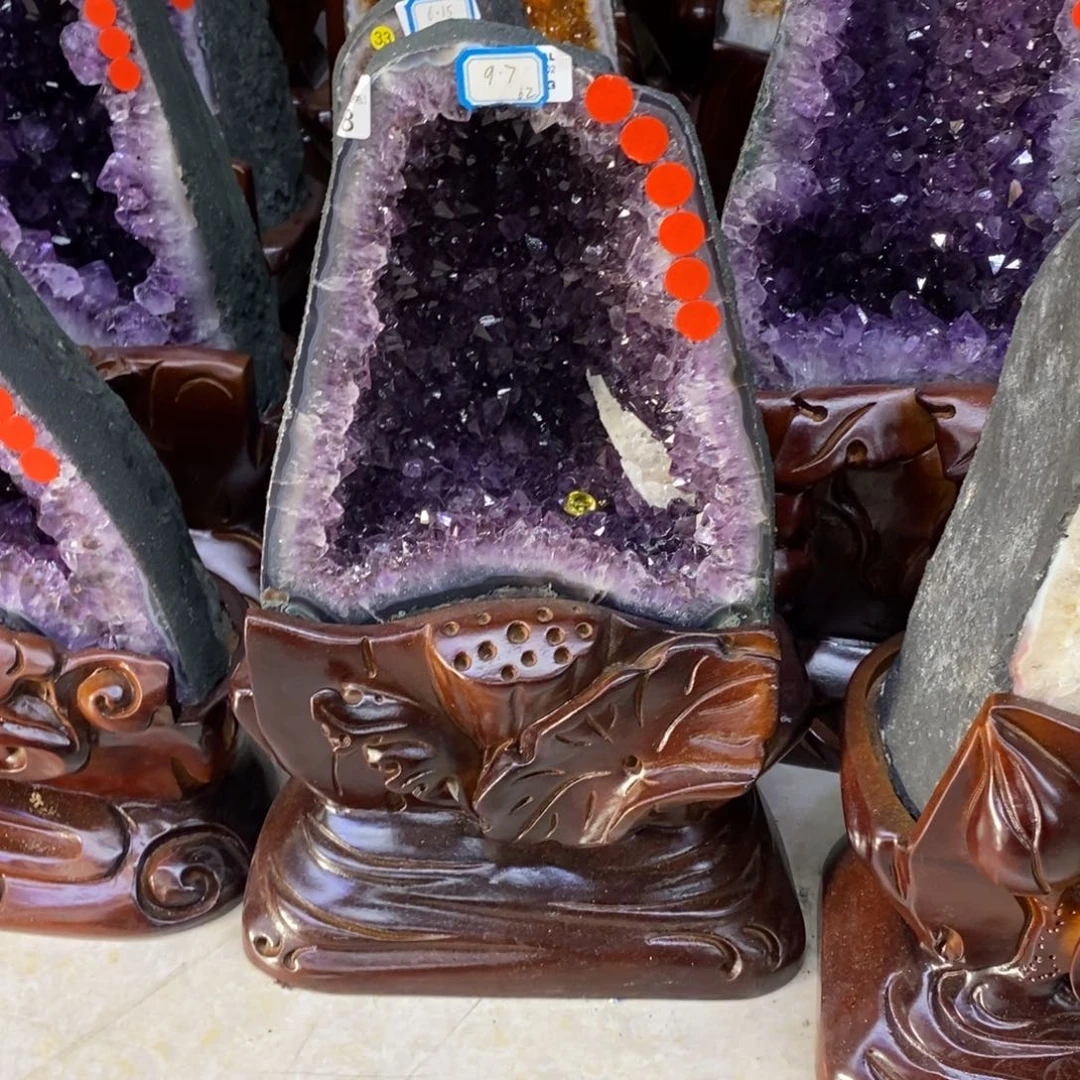 未镶嵌大型摆件（非配饰）紫晶莹