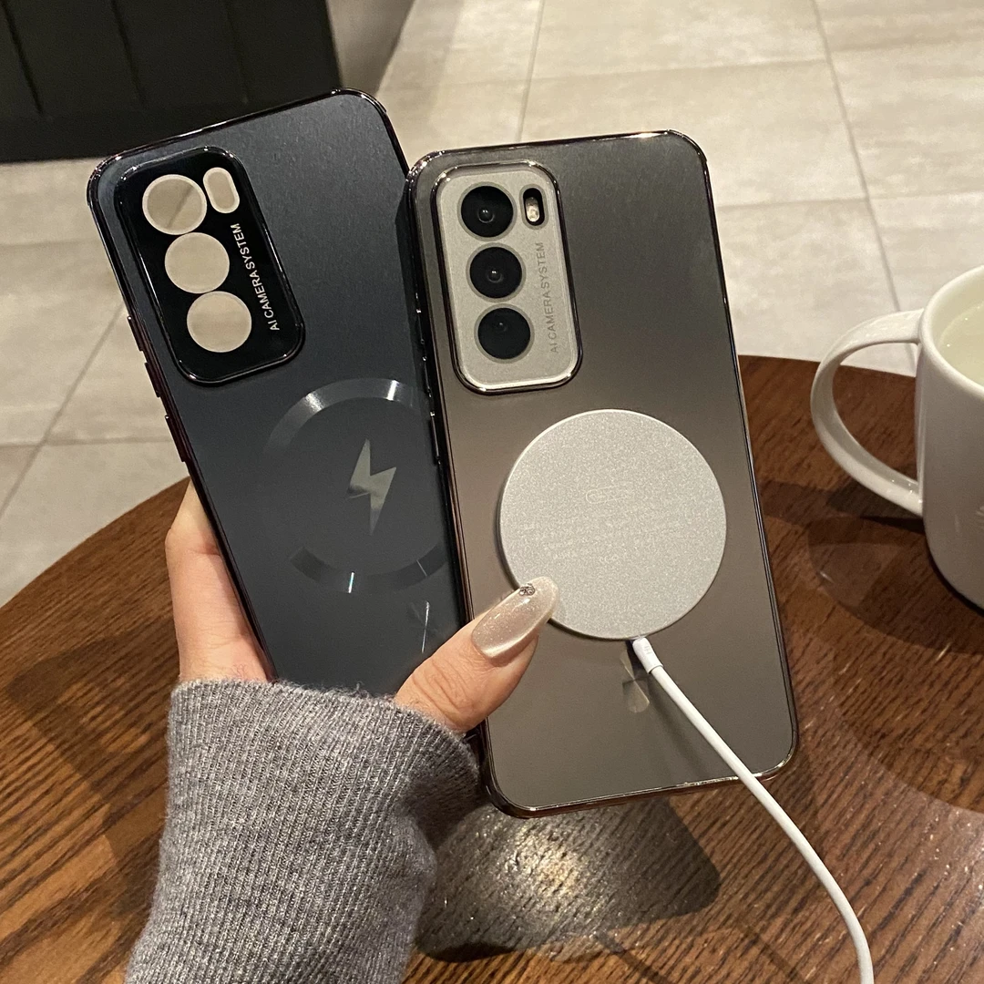 适用OPPOreno13pro/IQOO12磁吸散热手机壳vivox200全包防摔保护套