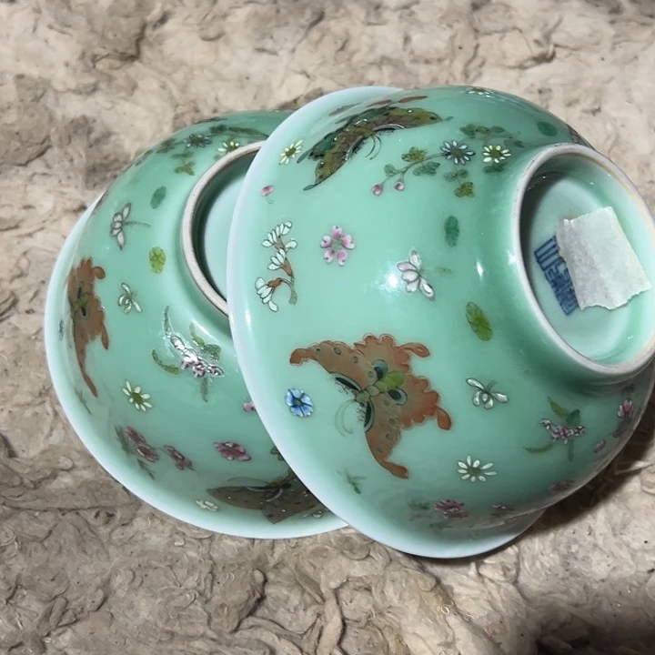 陶12345678蝴蝶碗