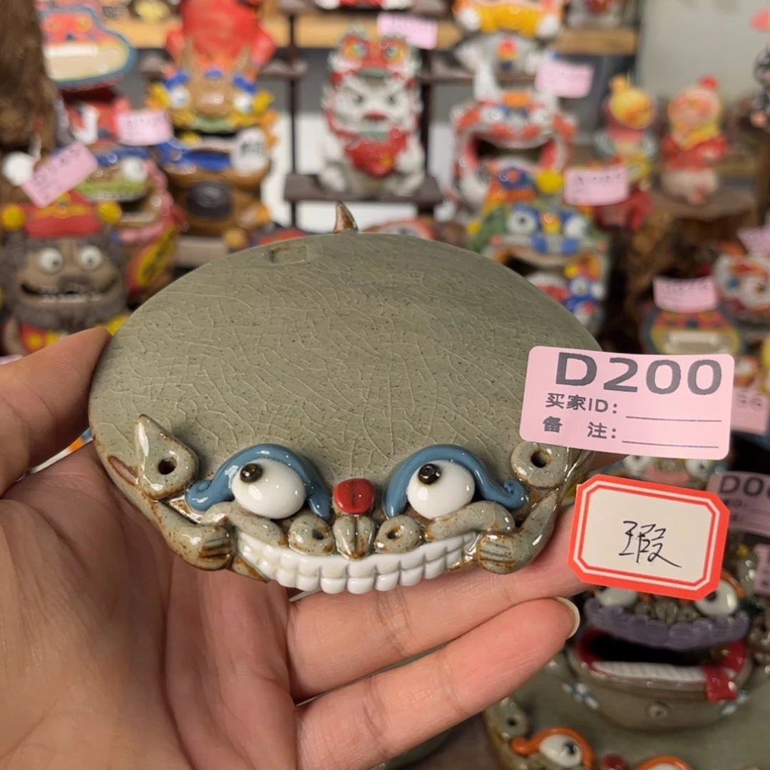 泥塑点**王纯手工茶宠摆件