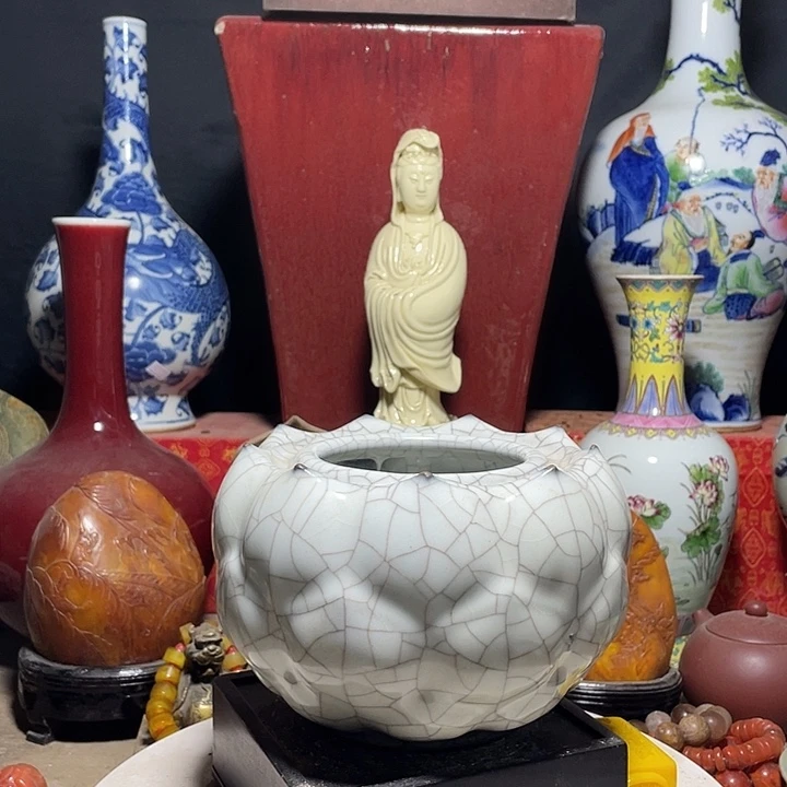 瓷片青花瓷器手工制作