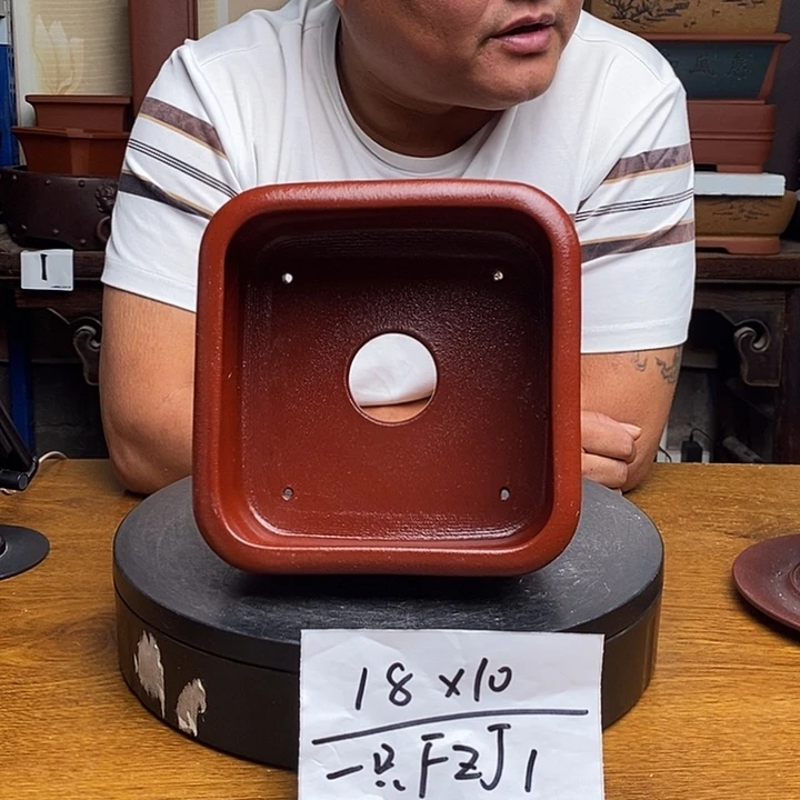 紫砂花盆货号一只FZJ1