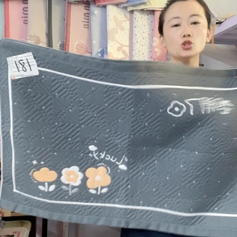 棉纱布黑色想开了纯棉