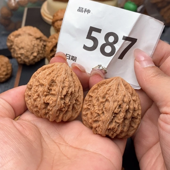 吊坠文玩核桃587号40密纹全品