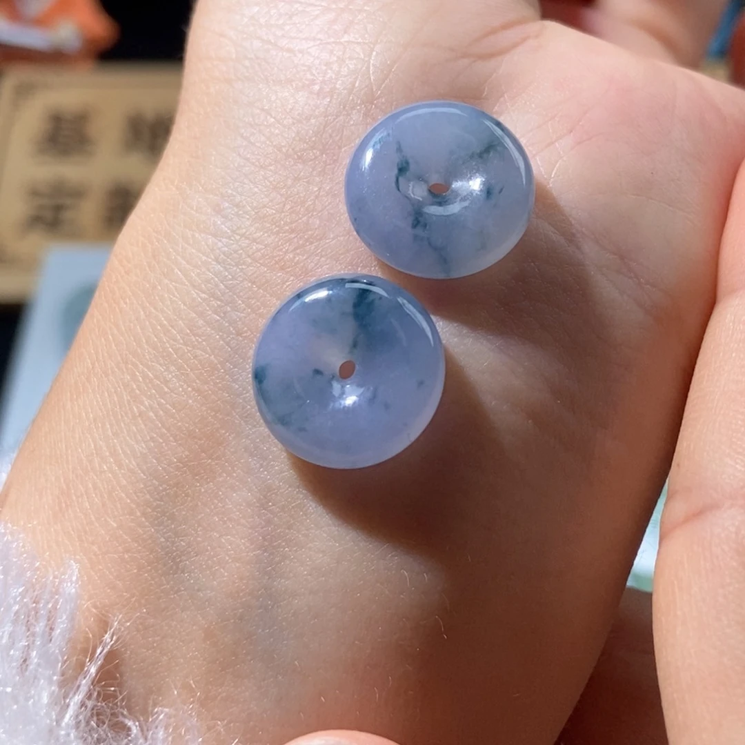 定制翡翠未镶嵌翡翠14.9×4.8-14.8×4.6