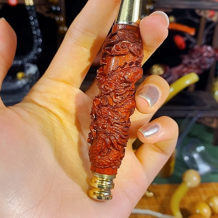 高端定制金丝楠烟嘴