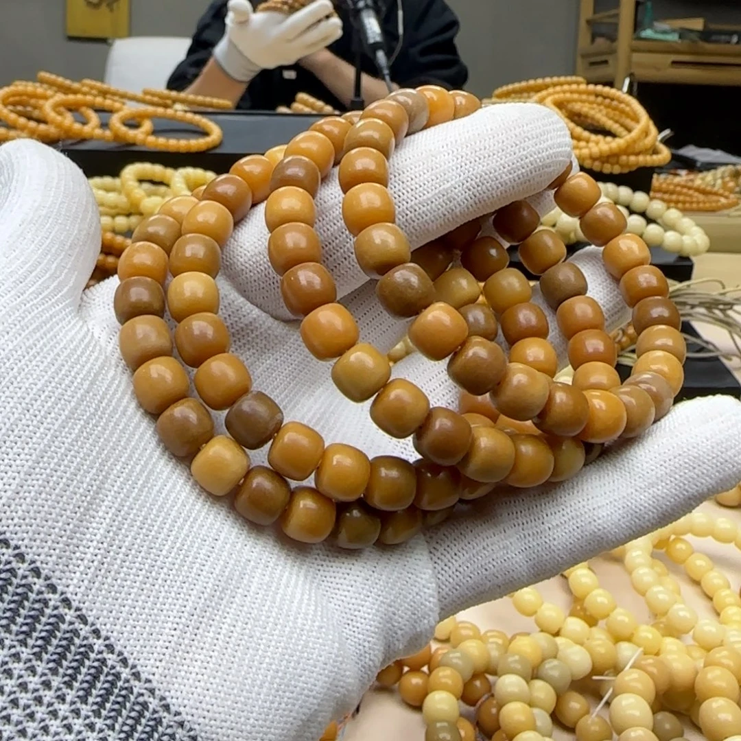 手串菩提根/象牙果8:9 11年 鬼工