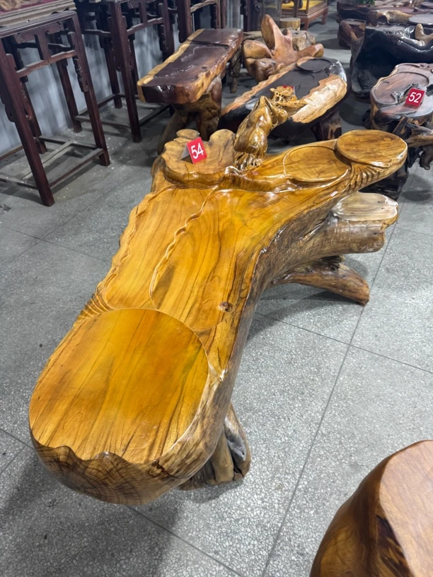 根雕茶几一桌子三凳子包邮价格