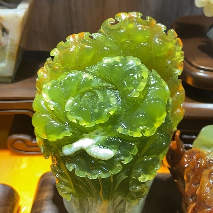 蛇纹石玉（覆膜）合金珠宝奇石