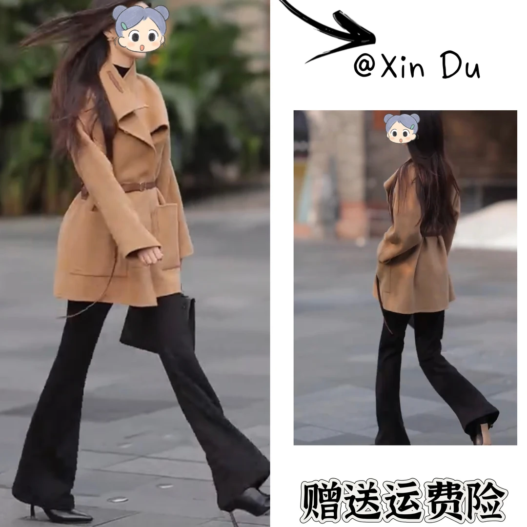 2025秋冬季新款时尚显瘦气质女士网红洋气两件套百搭款D25105