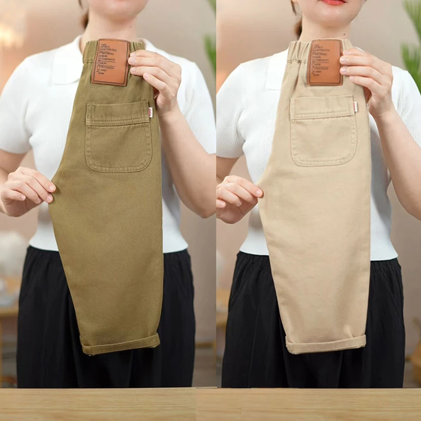 【现货】儿童春秋款纯棉休闲裤2025年新款男女童宽松老爹春装百搭裤