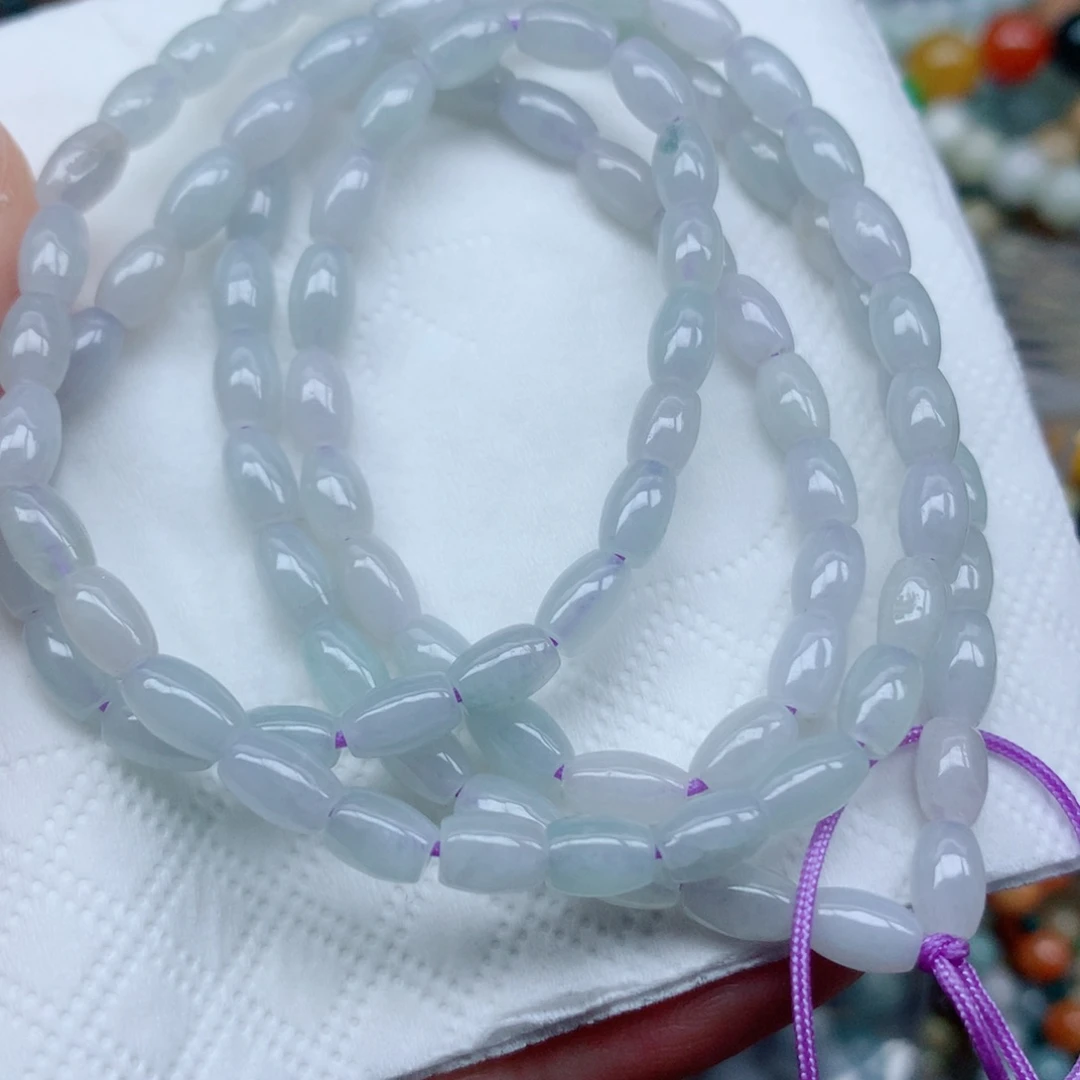 翡翠未镶嵌颈饰珠子翡翠