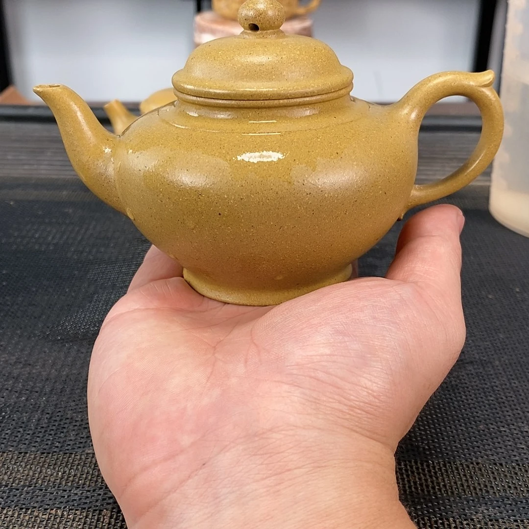 茶壶紫砂黄金段笑樱容量250毫升