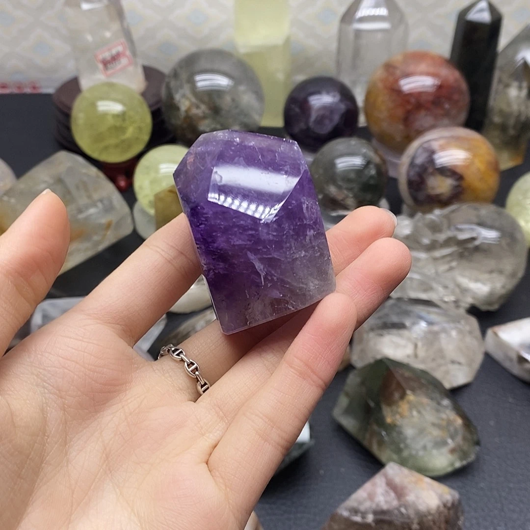 水晶珠宝半成品未镶嵌 137水晶石