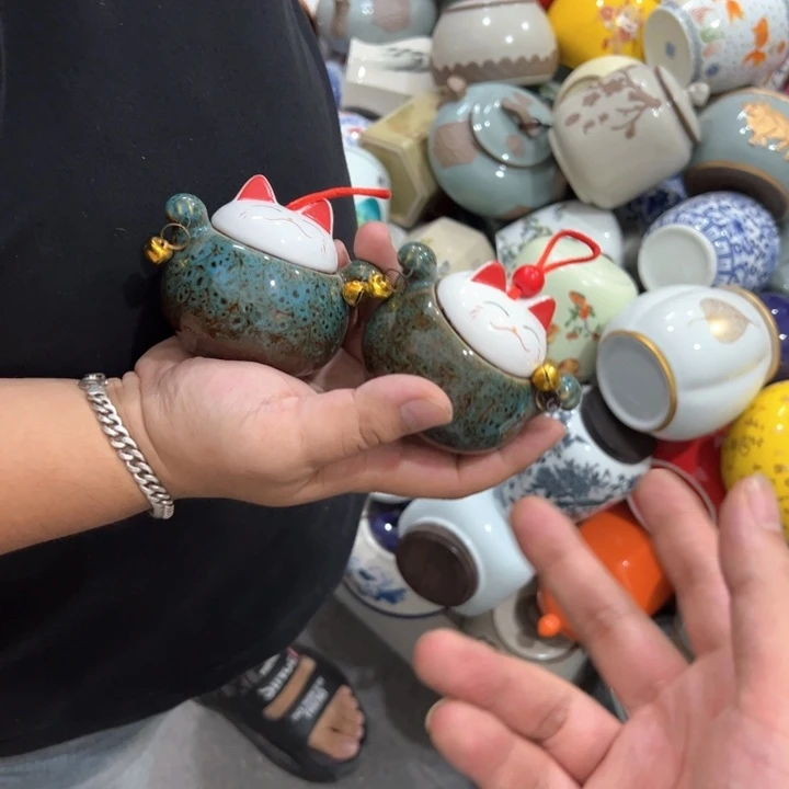 瑕疵福利品陶瓷茶叶罐介意勿拍
