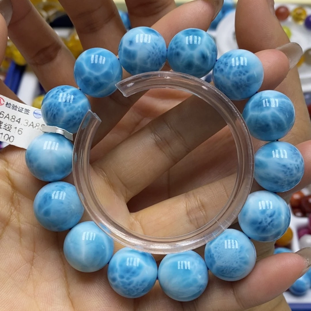 针钠钙石（海纹石）手链未镶嵌
