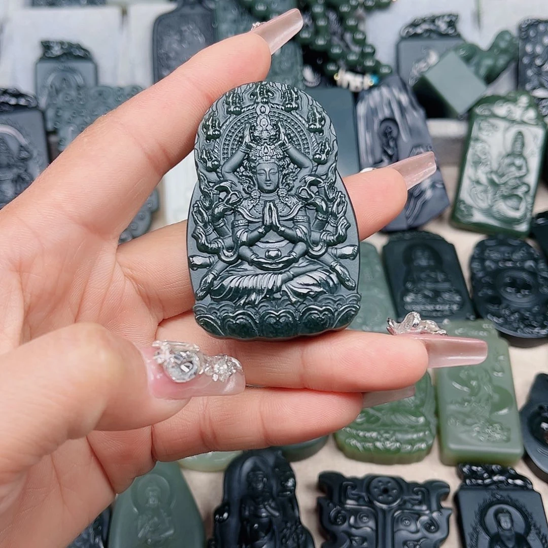 和田玉颈饰未镶嵌胡****常