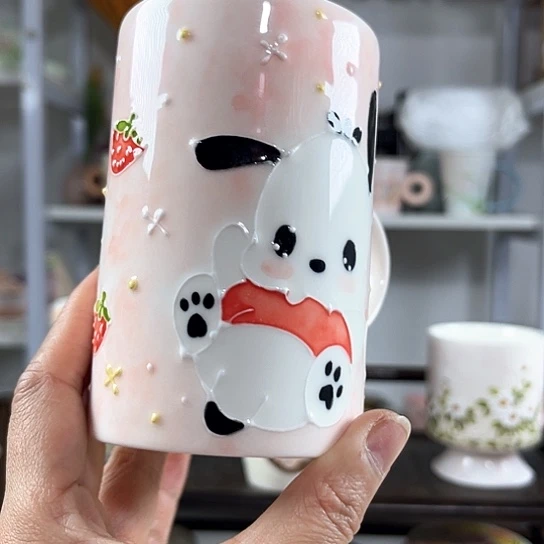 手绘高温釉下彩陶瓷