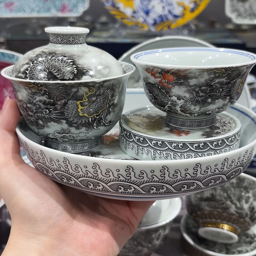 瓷片景德镇瓷器艺术半手