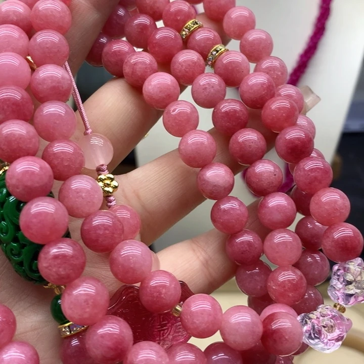 玛瑙/玉髓颈饰合金吊坠