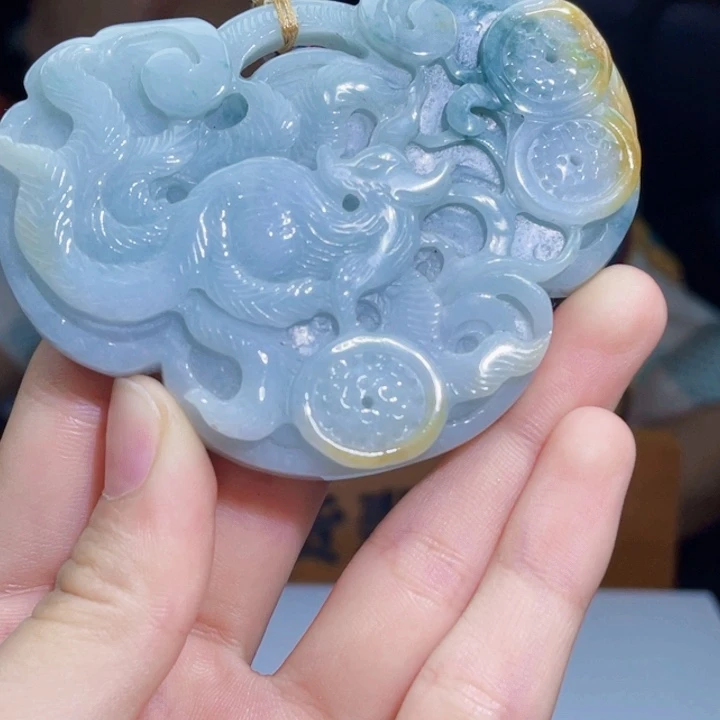 翡翠未镶嵌吊坠(不含链)A24