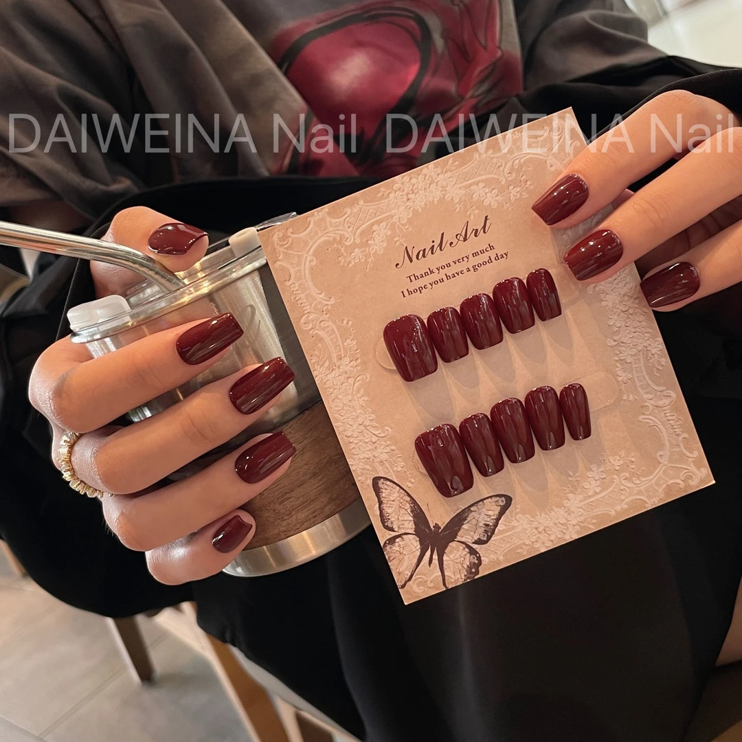 【穿戴甲单色】手工穿戴甲-多种颜色可选显白百搭精致气质美甲贴片