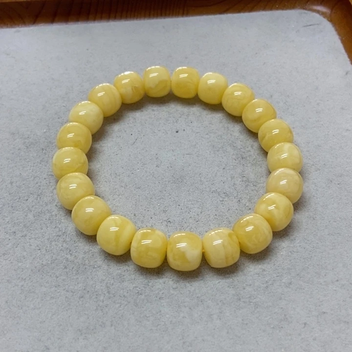 裸石蜜蜡未镶嵌手串