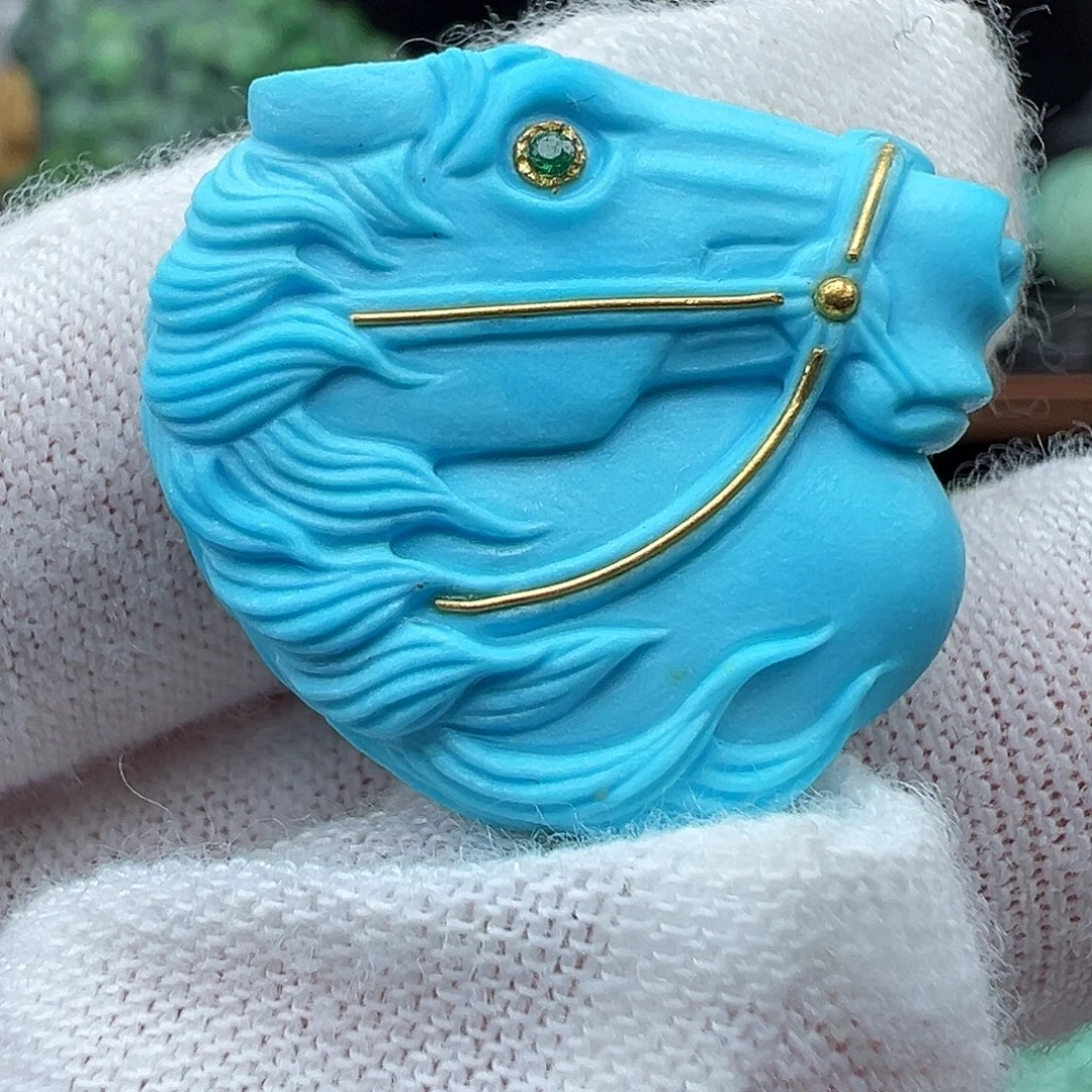 绿松石未镶嵌绿松石主播万丽