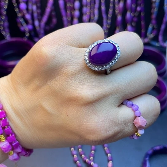 非金属戒指帝王紫