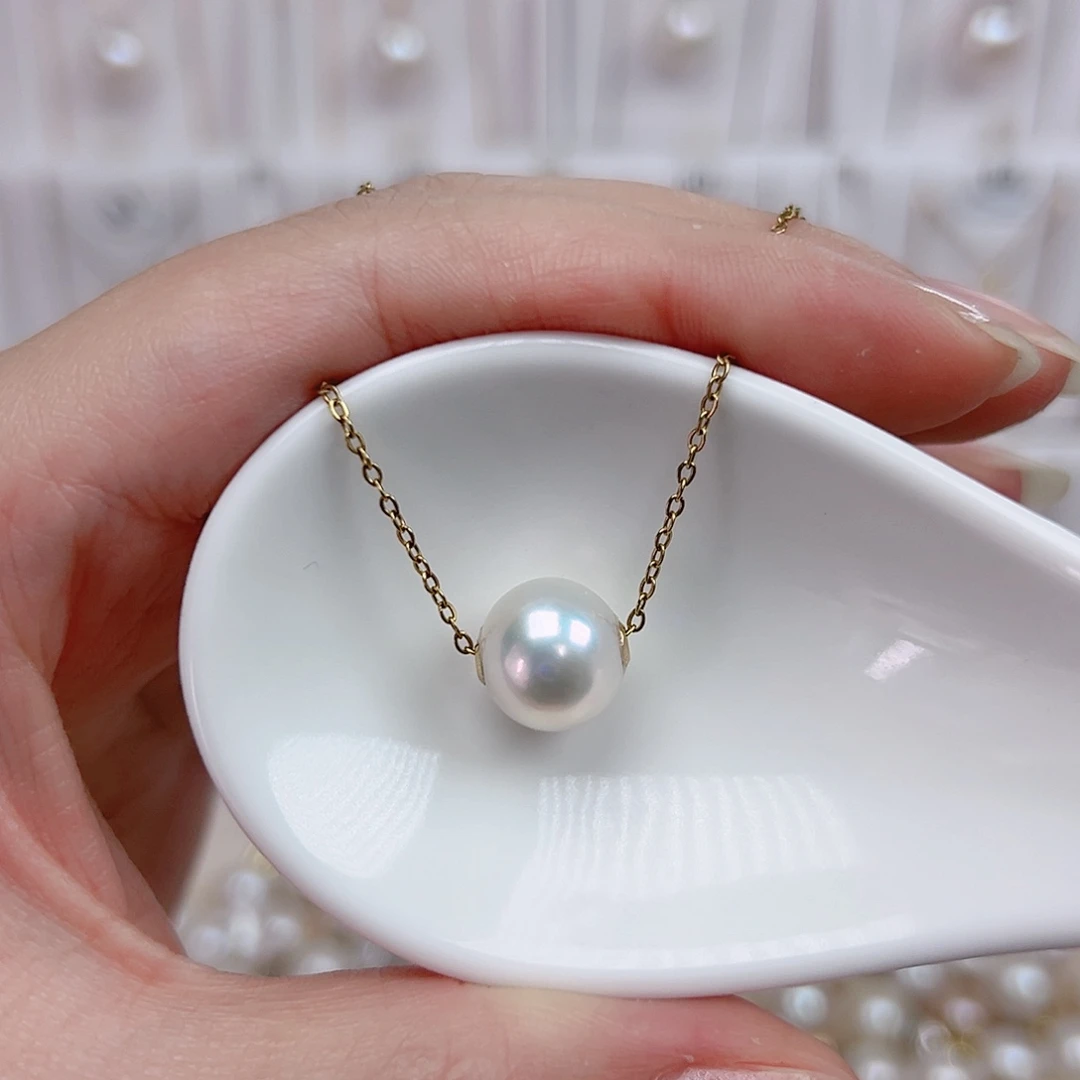 未镶嵌淡水珍珠吊坠(赠链)