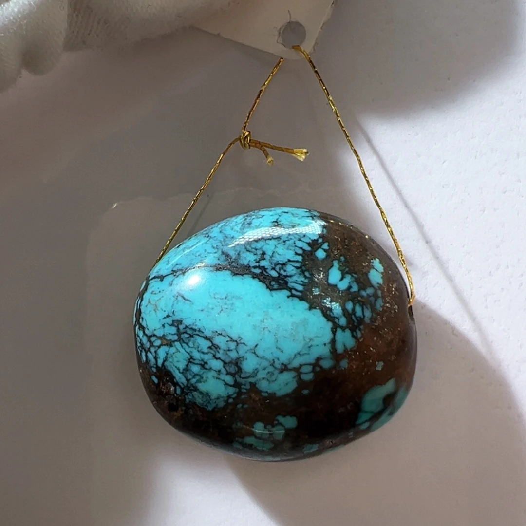 绿松石未镶嵌挂件