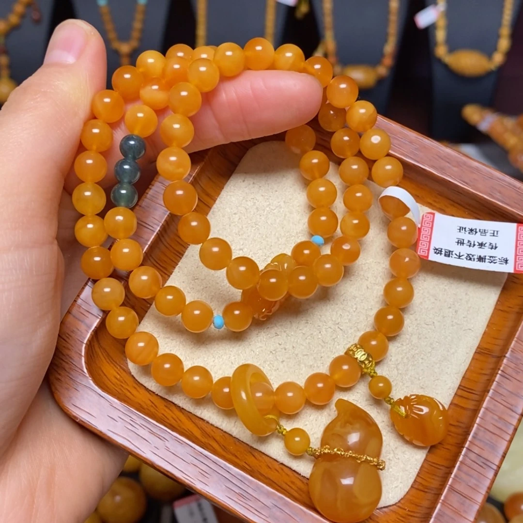 【闪购商品】未镶嵌蜜蜡手链手串