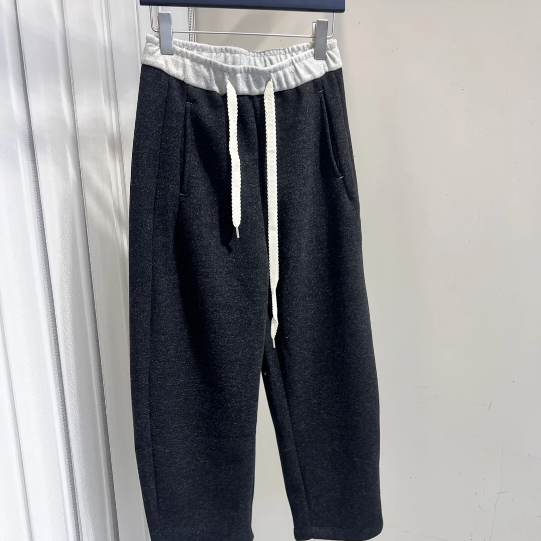 2576时尚弯刀糯米裤加厚显瘦百搭时尚休闲