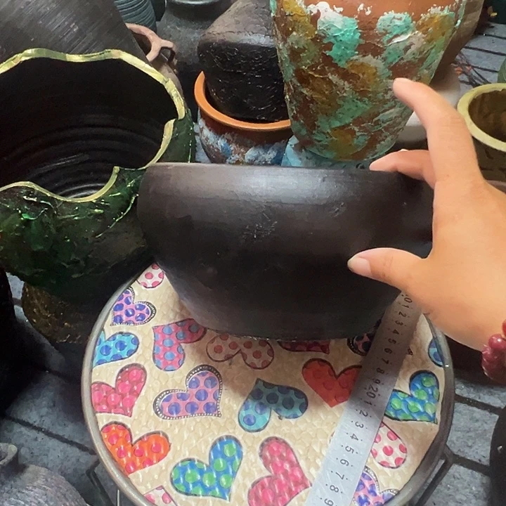 微瑕土陶默认打孔高11口19