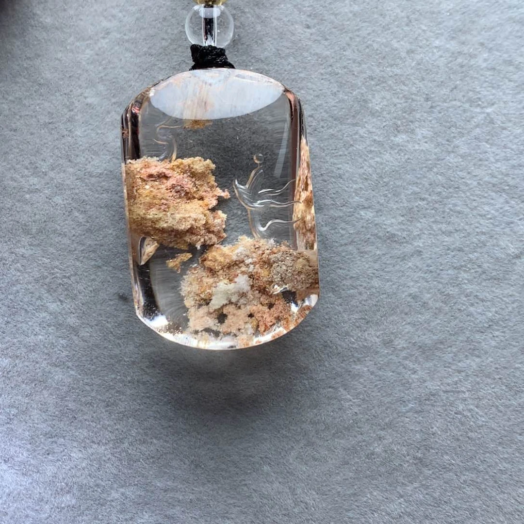 颈饰未镶嵌水晶老*门天然水晶吊坠