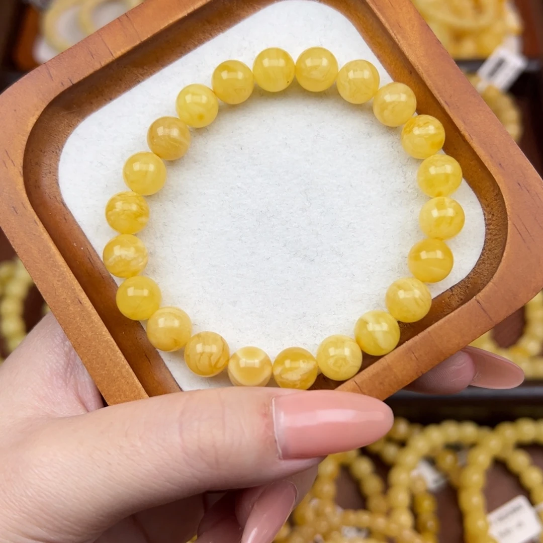 琥珀未镶嵌珠宝奇石9mm